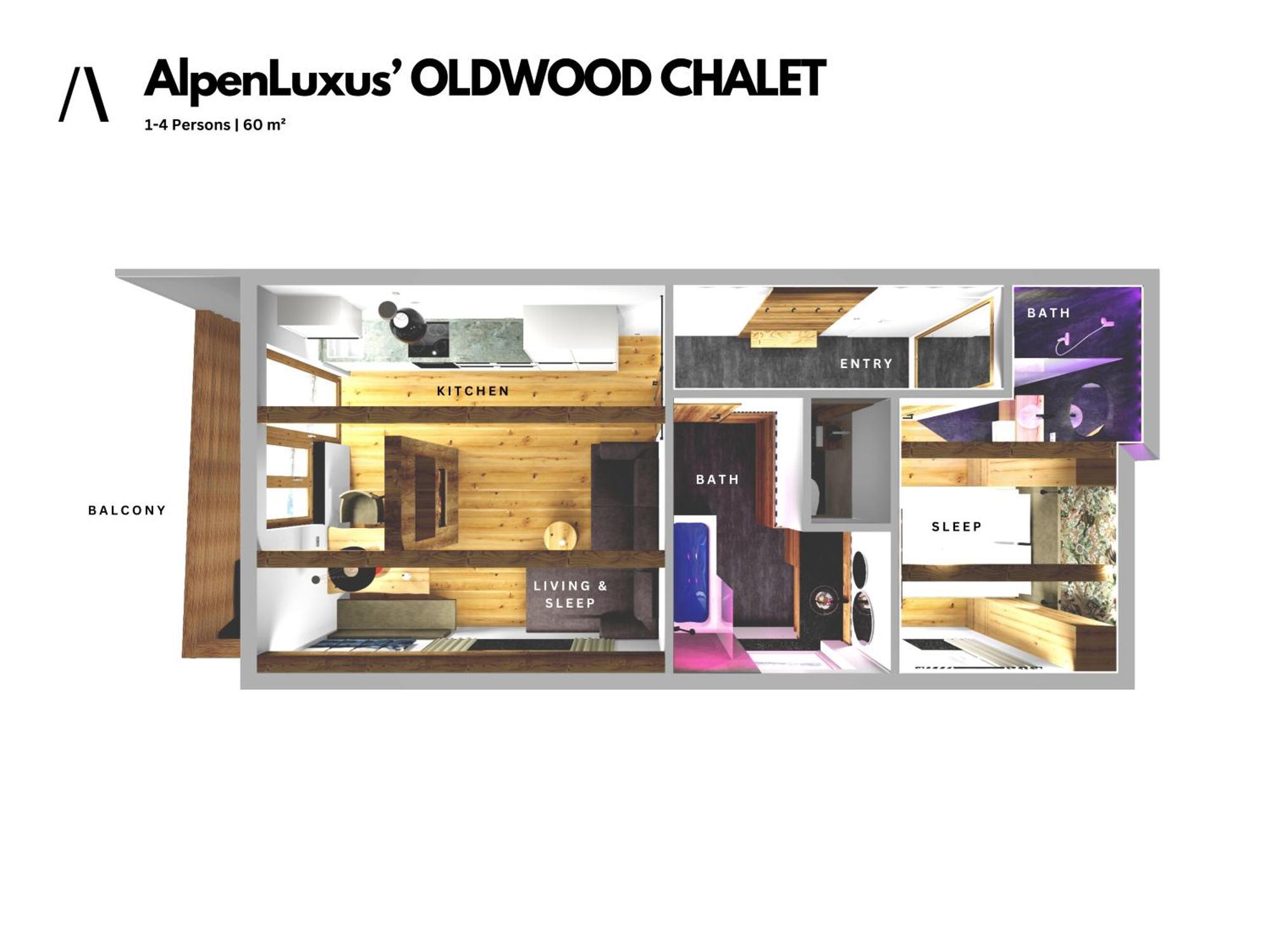 Oldwood Chalet - Balcony & Car Park By Alpenluxus Appartements Фюген Екстер'єр фото